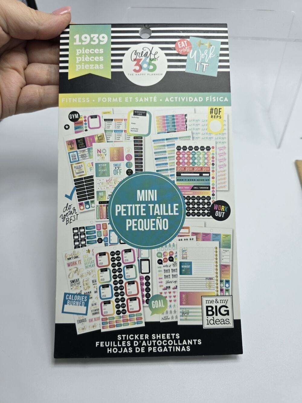 The Happy Planner Sticker Book - Fitness By Create 365 Me and My Big Ideas